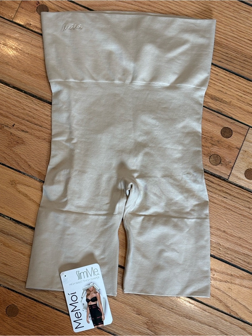 MeMoi SlimMe High Waist Shaper Shorts - Beige size small